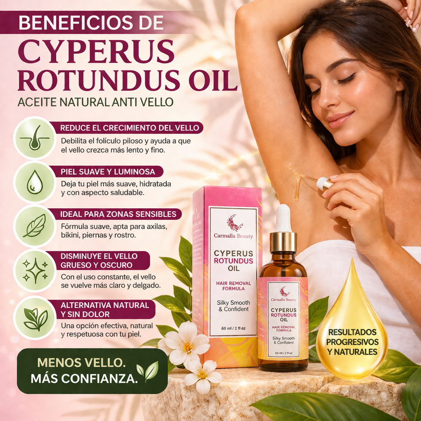 CYPERUS ROTUNDUS OIL – SUAVIDAD NATURAL + ENVÍO GRATIS