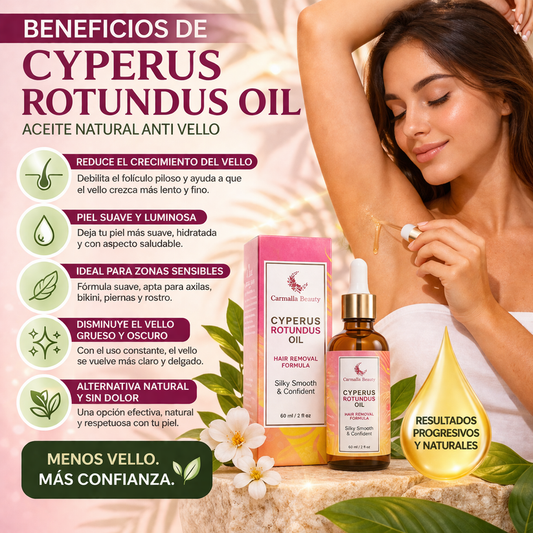 CYPERUS ROTUNDUS OIL – SUAVIDAD NATURAL + ENVÍO GRATIS
